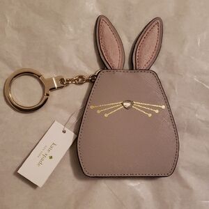 Kate Spade Bunny Key Chain/Purse Fob NWT
